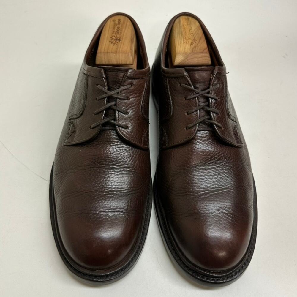 FULL RESOLE Grenson Scotch Grain Brown Blucher Made in England US 9.5 / UK
